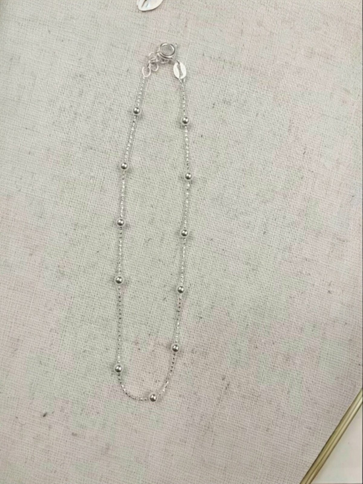 Mel - Sterling Silver Anklet & 2.5mm ball