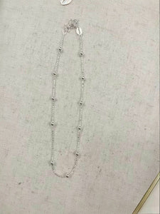 Mel - Sterling Silver Anklet & 2.5mm ball