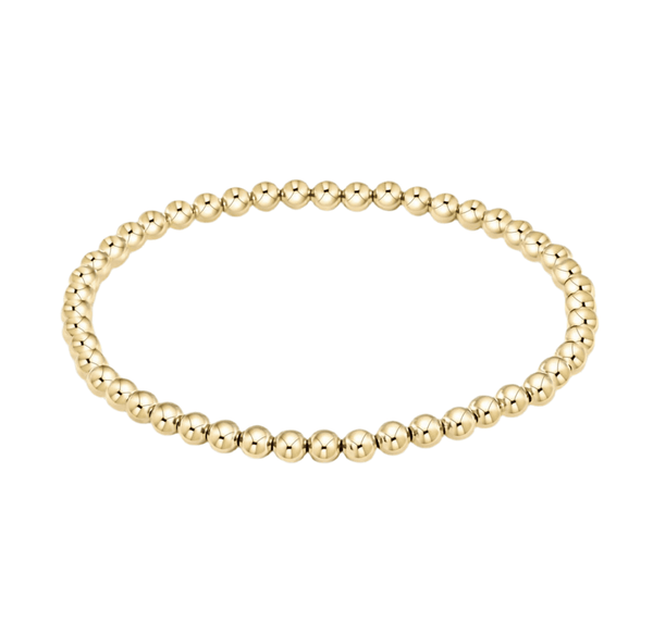 Bella Signature 4mm Gold Beaded Bracelet