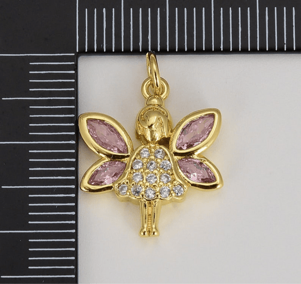 Fairy Cubic Zirconia Charm