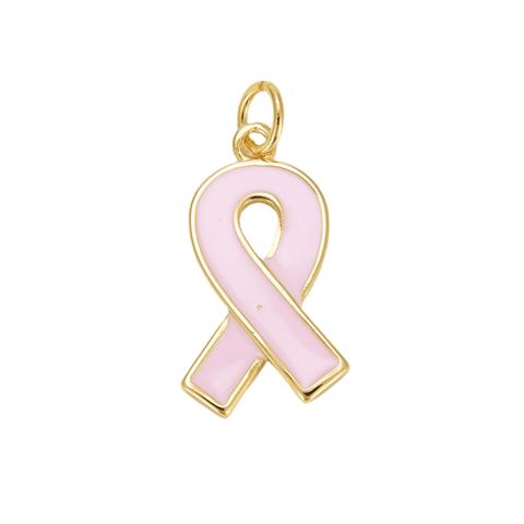 Enamel Ribbon Charm