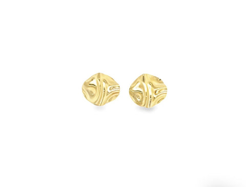 Round Minimalist Stud Earrings