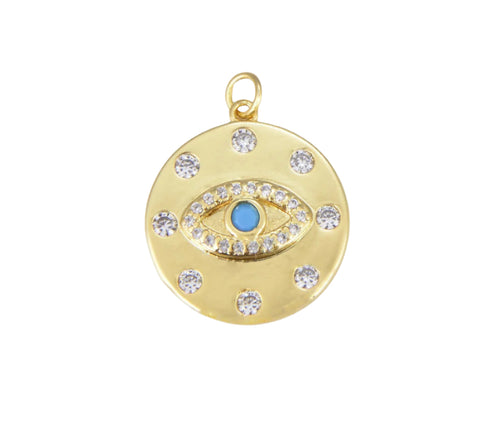 Blue Evil Eye Pendant
