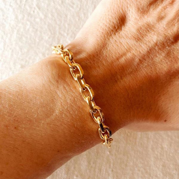 18k Gold Filled Link Bracelet