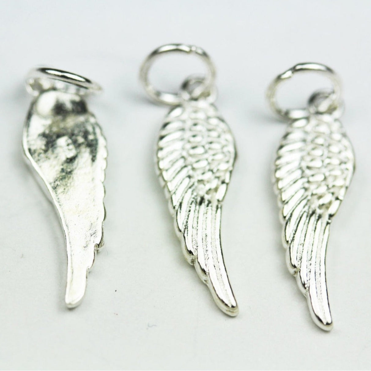 Sterling Silver Angel Wing Charm