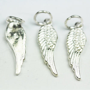 Sterling Silver Angel Wing Charm